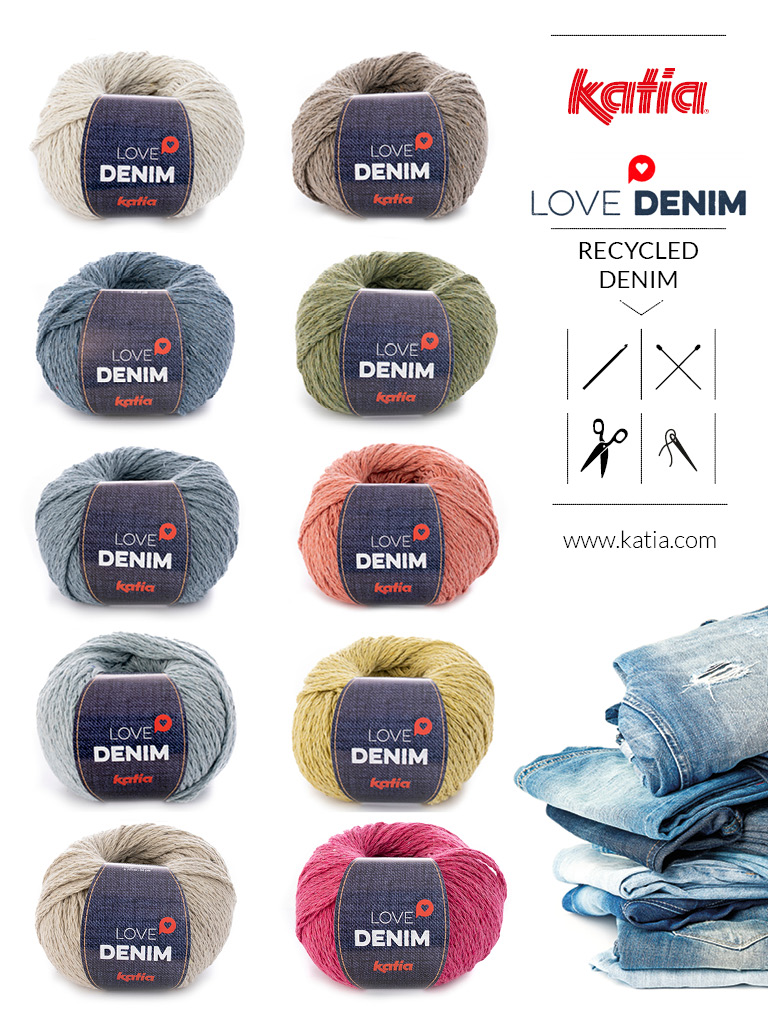 Love Denim Challenge Colours Katia Blog Yarns Fabrics