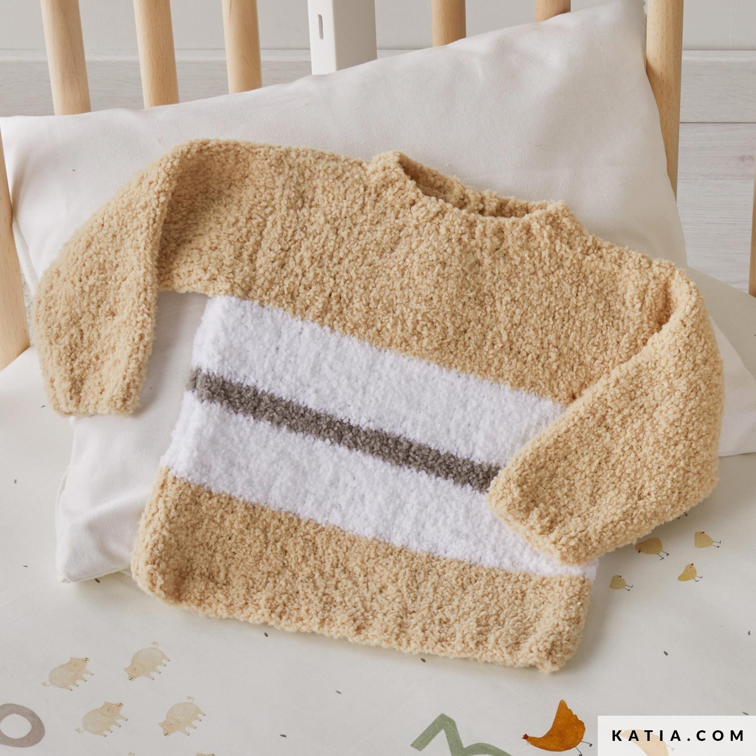 easy knit baby jumper