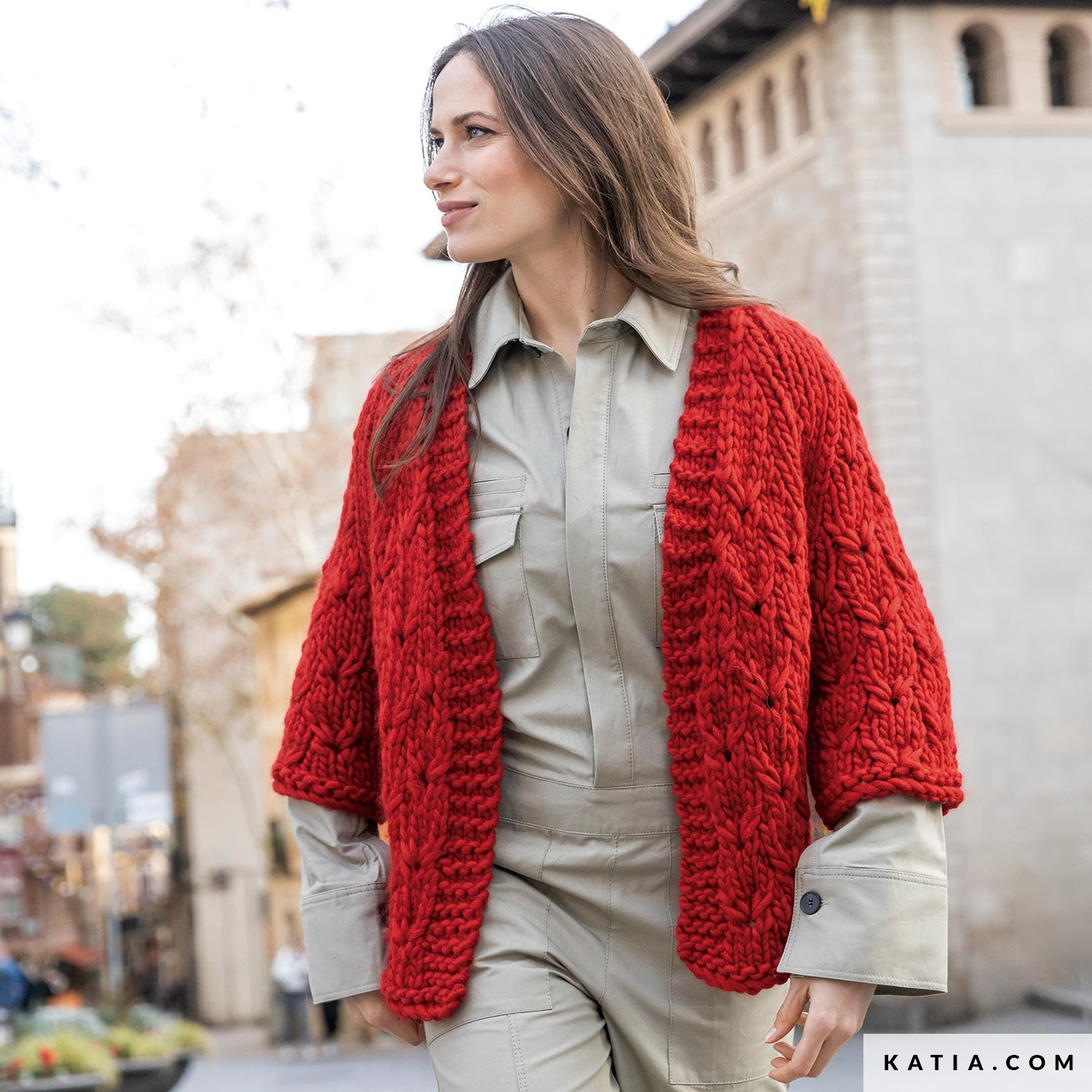 Knitted jacket womens best sale