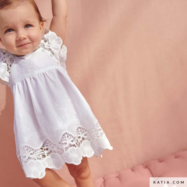 Baby girl dress and knicker set best sale