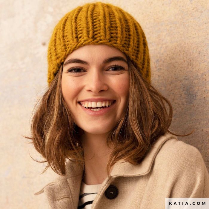 Circular Needle Hat Pattern - A/W - Easy - (8034-420) ¦ Katia.com