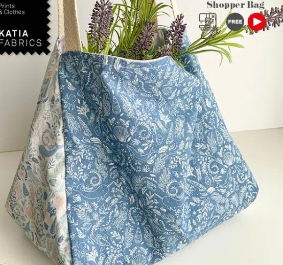 How to Sew an Easy Reusable (and Reversible) Grocery Bag