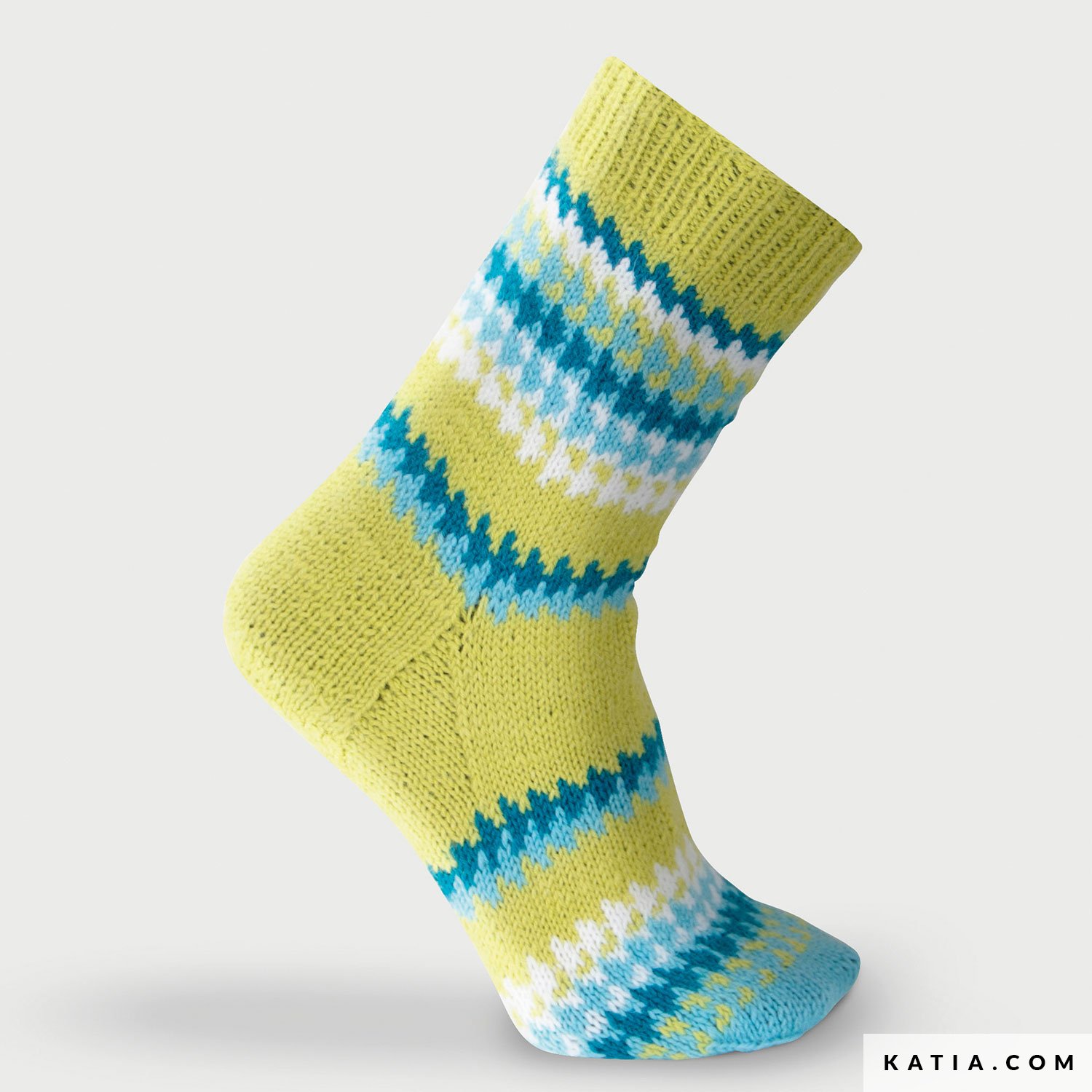 How to Make Knitted Jacquard Socks