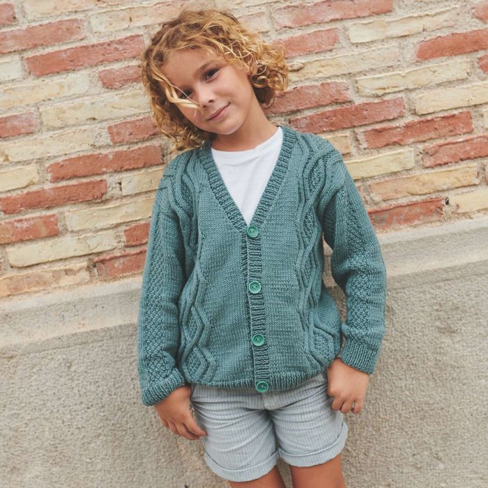 kids-cable-v-neck-cardigan