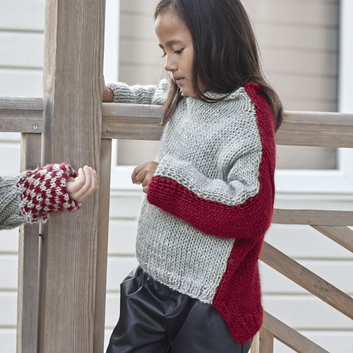 KIDS SWEATER KNITTING KIT