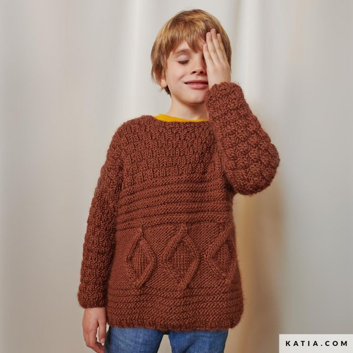 KIDS SWEATER KNITTING KIT 