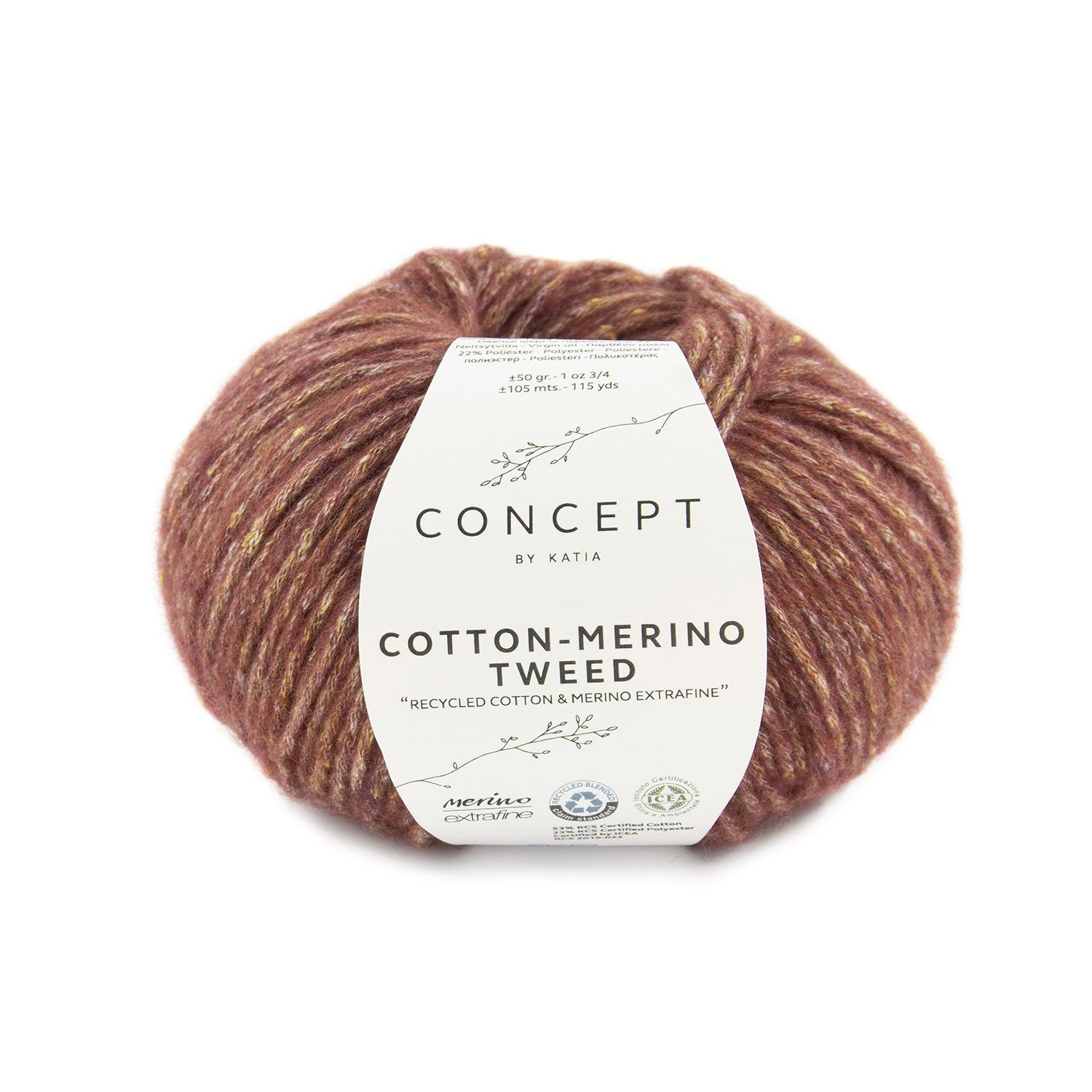 Cotton Merino Tweed. 